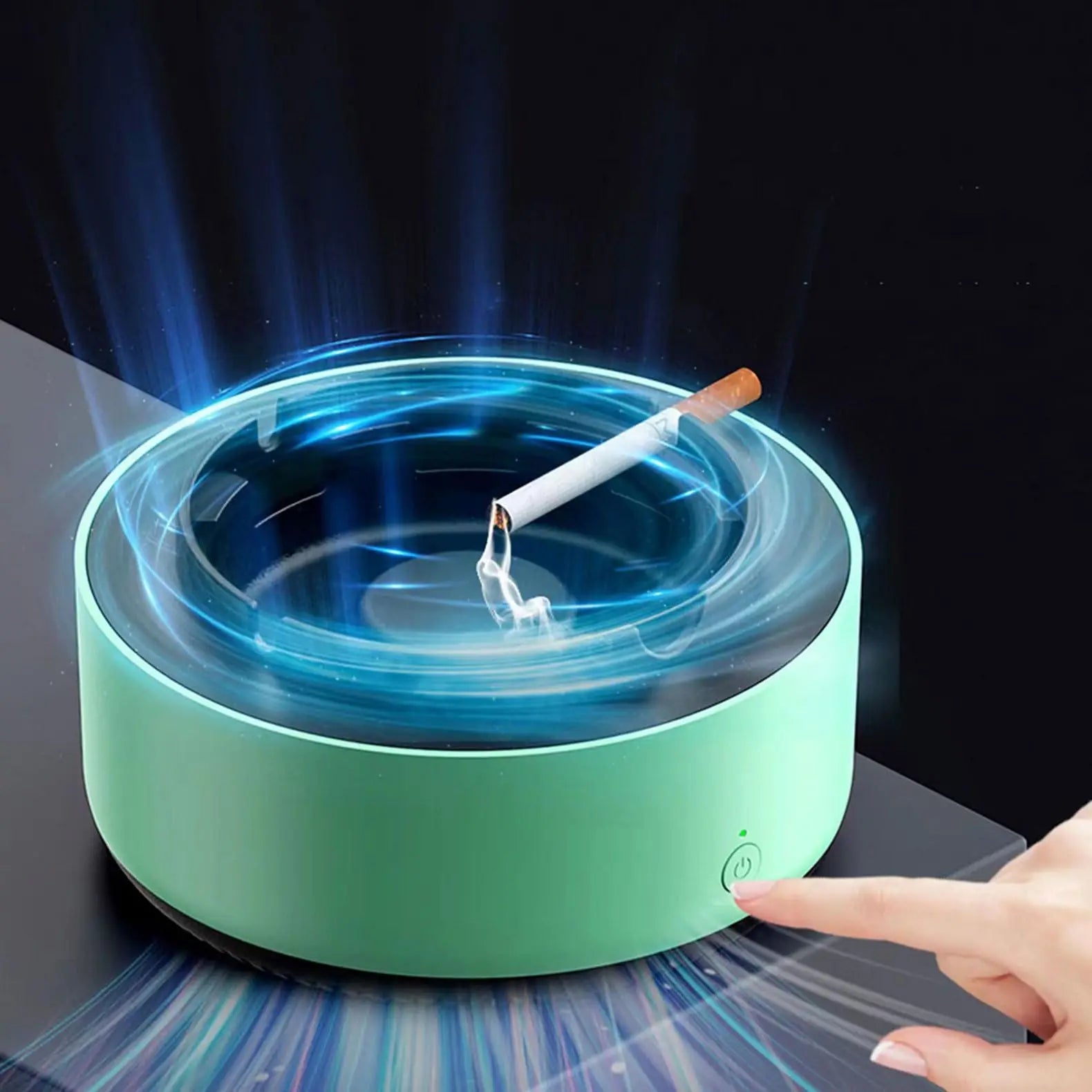 Say Goodbye to Smoke with Our Super Cool Smokeless Car Ashtray – The Ultimate Air Purifier for Your Ride!